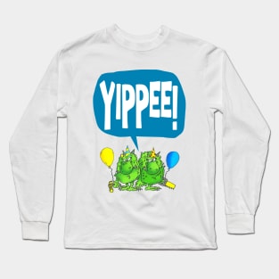 Yippee (white) Long Sleeve T-Shirt